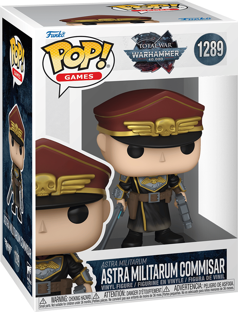 Funko Total War: Warhammer 40,000 – Astra Militarum Commissar Pop! Vinyl