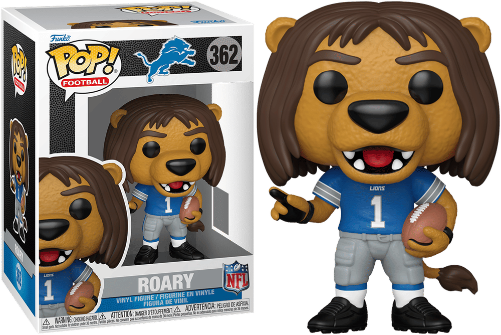 Funko NFL: Mascots – Detroit Lions Roary Pop! Vinyl