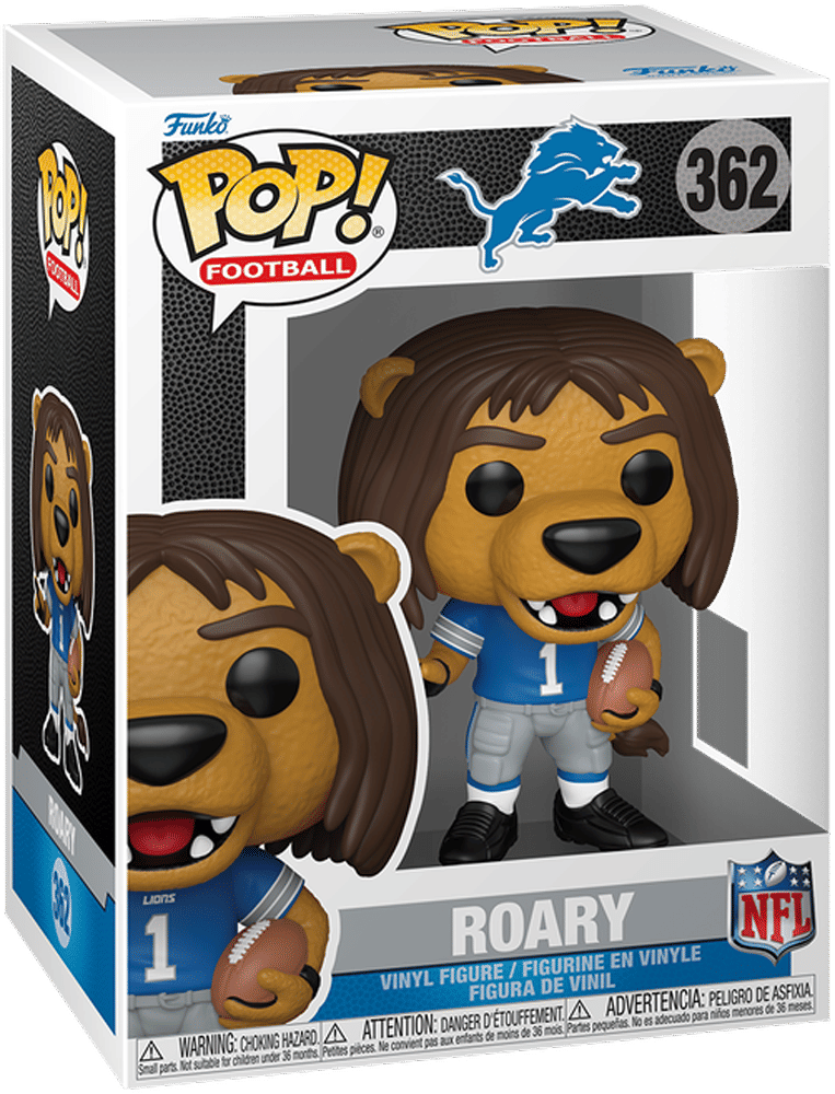 Funko NFL: Mascots – Detroit Lions Roary Pop! Vinyl