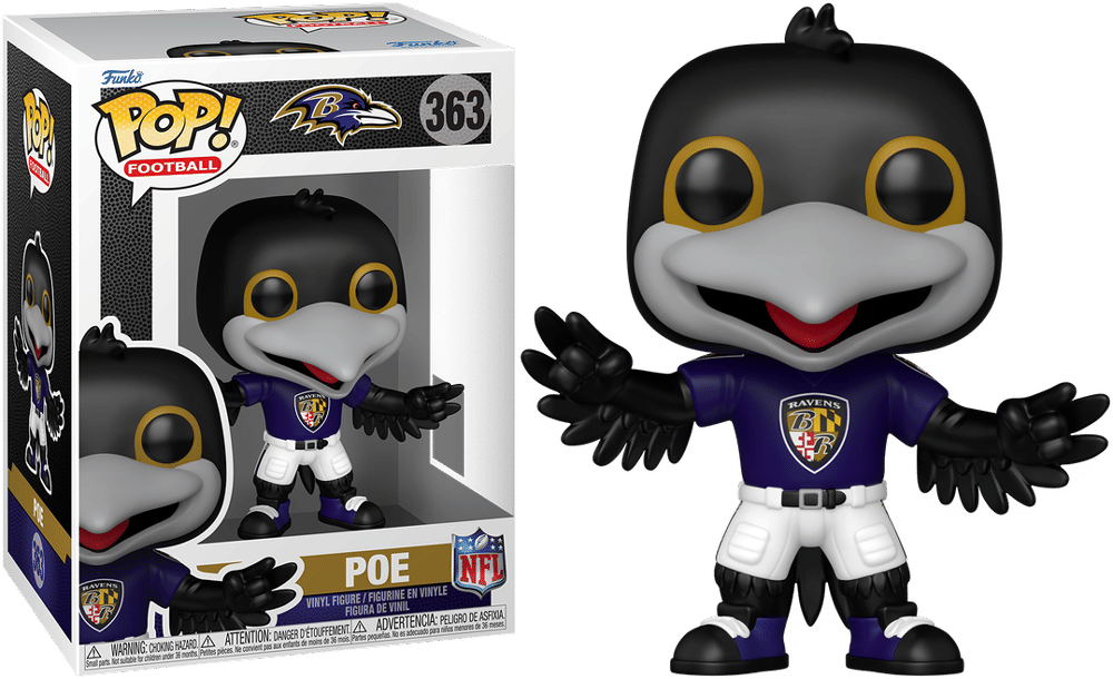 Funko NFL: Mascots – Baltimore Ravens Poe Pop! Vinyl