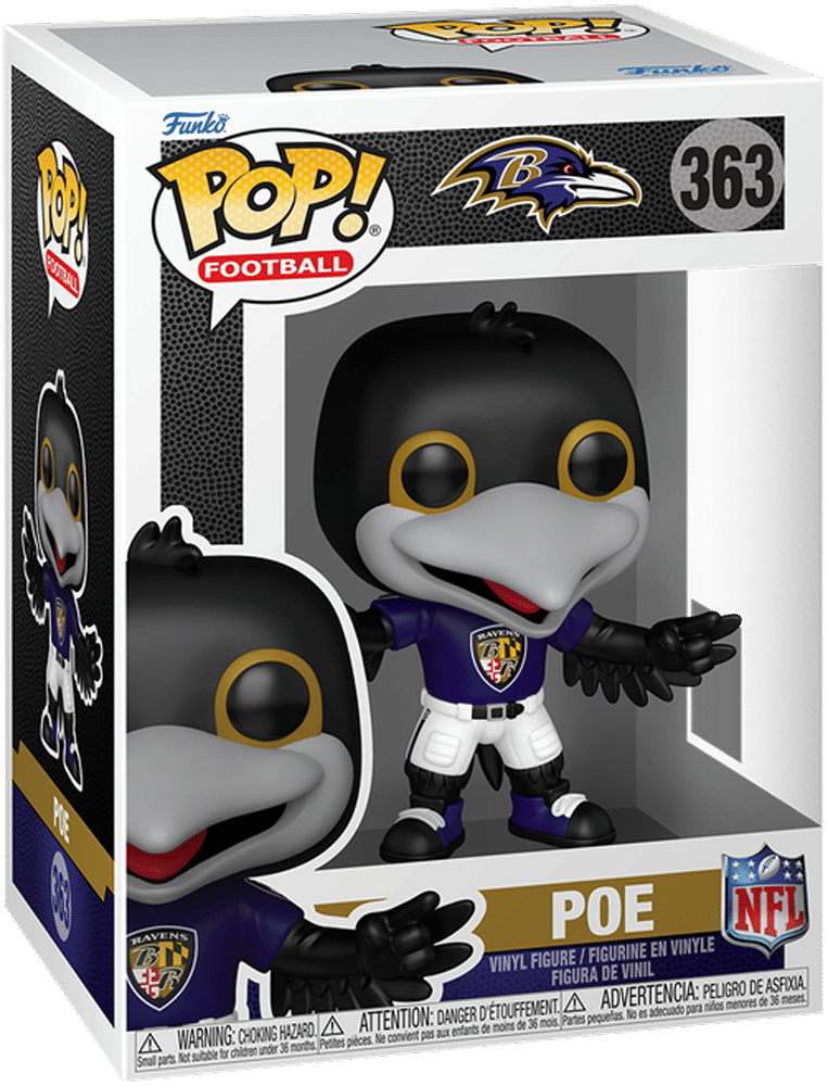 Funko NFL: Mascots – Baltimore Ravens Poe Pop! Vinyl