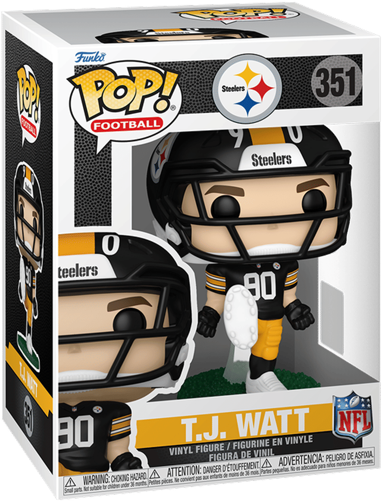 Funko NFL: Steelers – T.J. Watt Pop! Vinyl