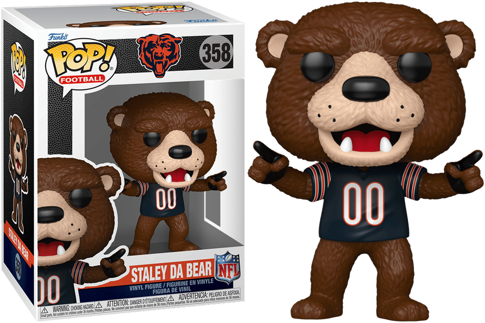 Funko NFL: Mascots – Chicago Bears Staley Pop! Vinyl