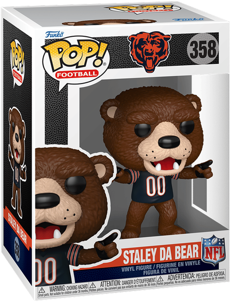 Funko NFL: Mascots – Chicago Bears Staley Pop! Vinyl