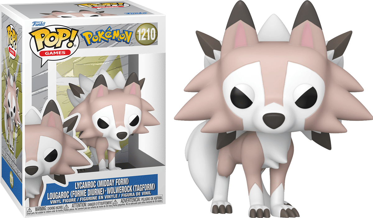 Funko Pokemon – Lycanroc (Midday Form) Pop! Vinyl