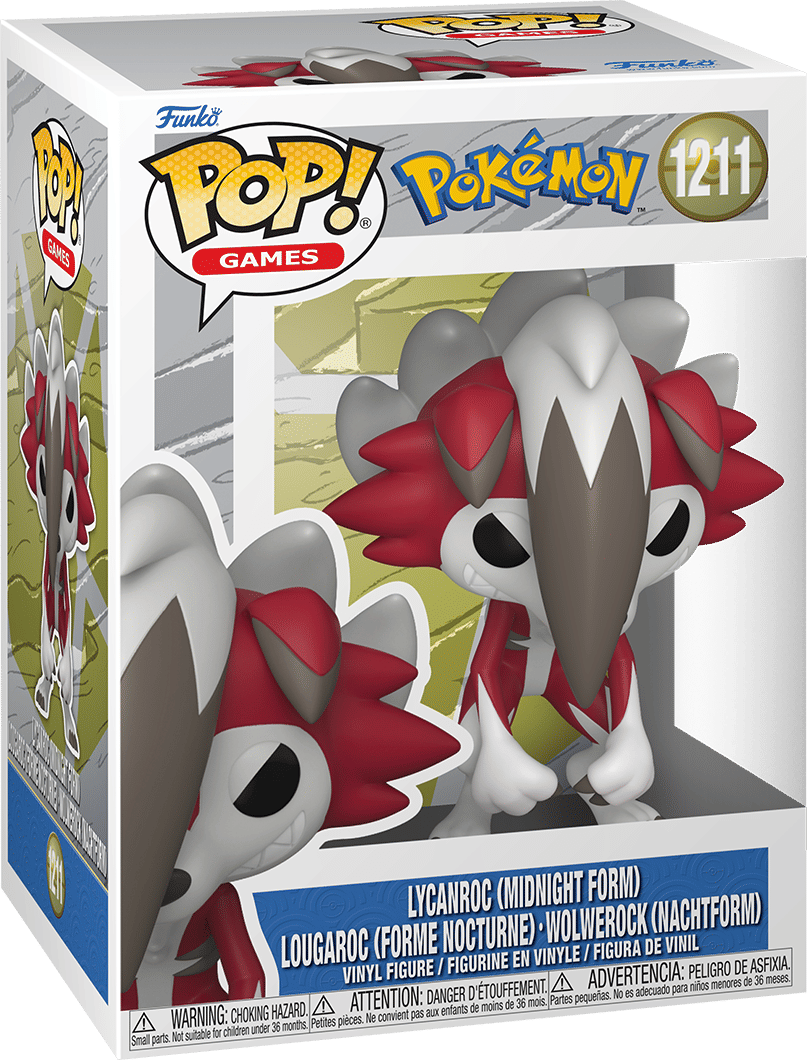 Funko Pokemon – Lycanroc (Midnight Form) Pop! Vinyl
