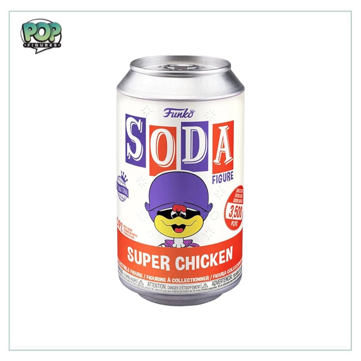 Funko Super Chicken Funko Soda Vinyl Figure! - Super Chicken - International LE3500 Pcs - Chance of Chase