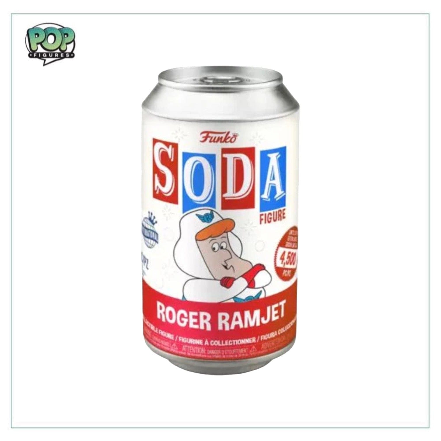 Funko Roger Ramjet Funko Soda Vinyl Figure! - Roger Ramjet - International LE4500 Pcs - Chance of Chase