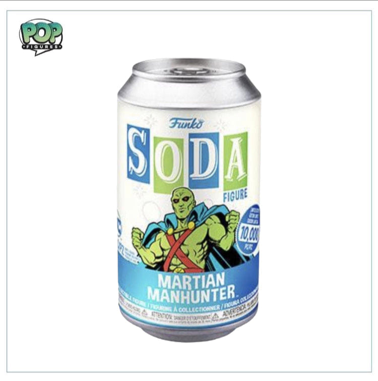 Funko Martian Manhunter Funko Soda Vinyl Figure! - DC: Justice League - LE10000 Pcs - Chance of Chase