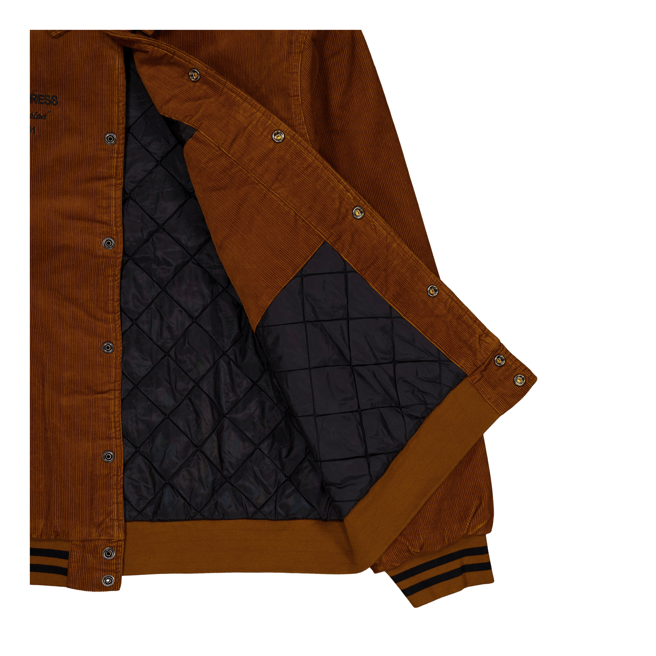 Carhartt WIP Rugged Letterman Jacket Deep H Brown / Black