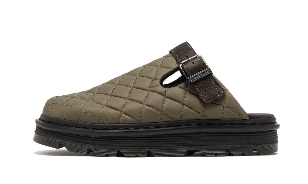 Dr. Martens ZebZag Mule DMs Olive Econyl Woven WR+Grizzly