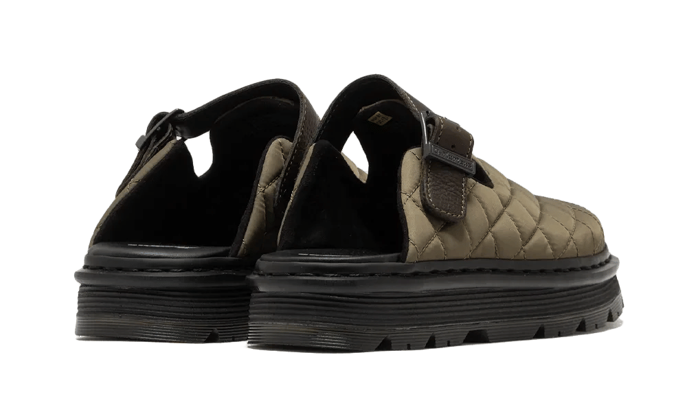 Dr. Martens ZebZag Mule DMs Olive Econyl Woven WR+Grizzly