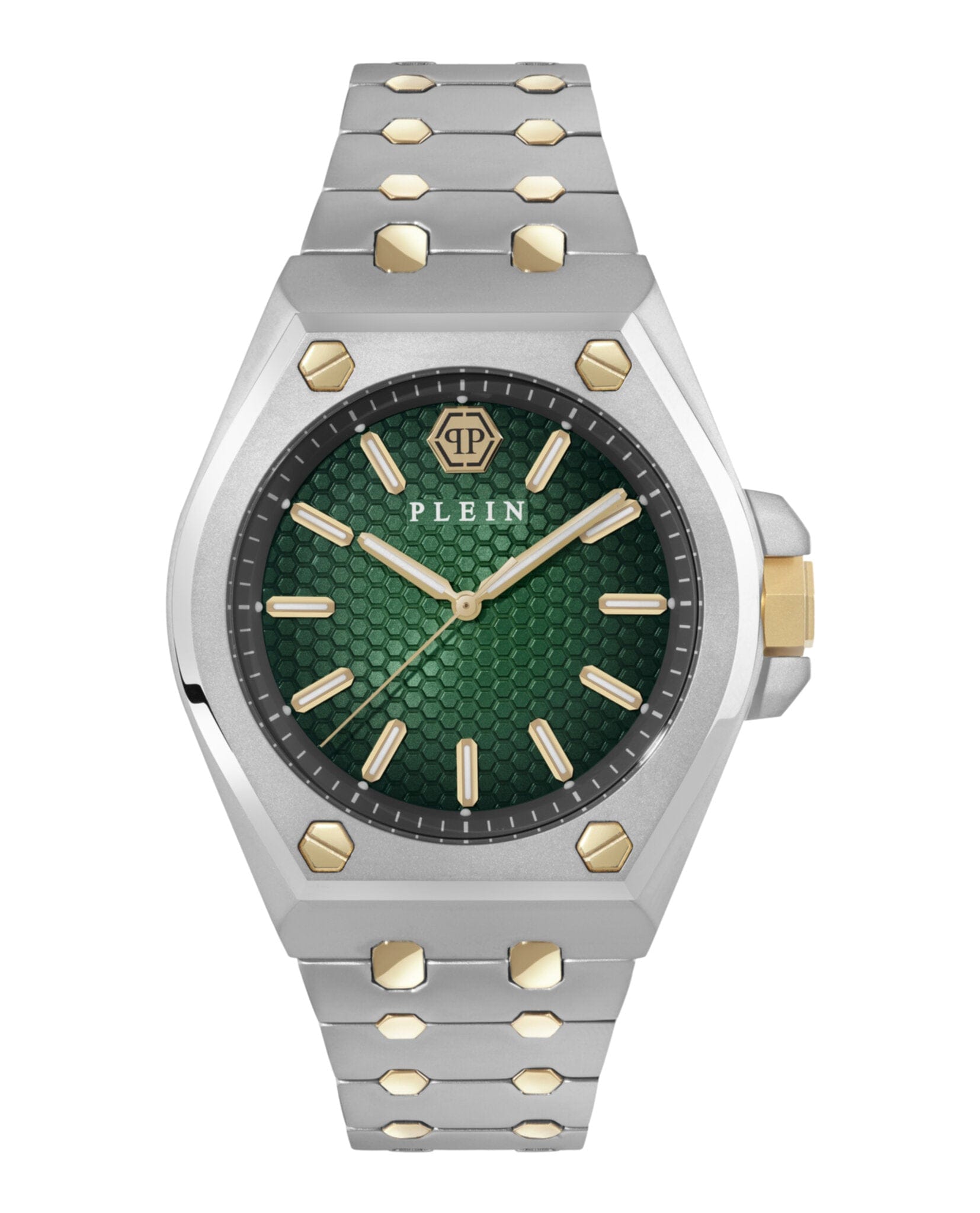 Philipp Plein Mens Two Tone 43 mm Bracelet Fashion Watch