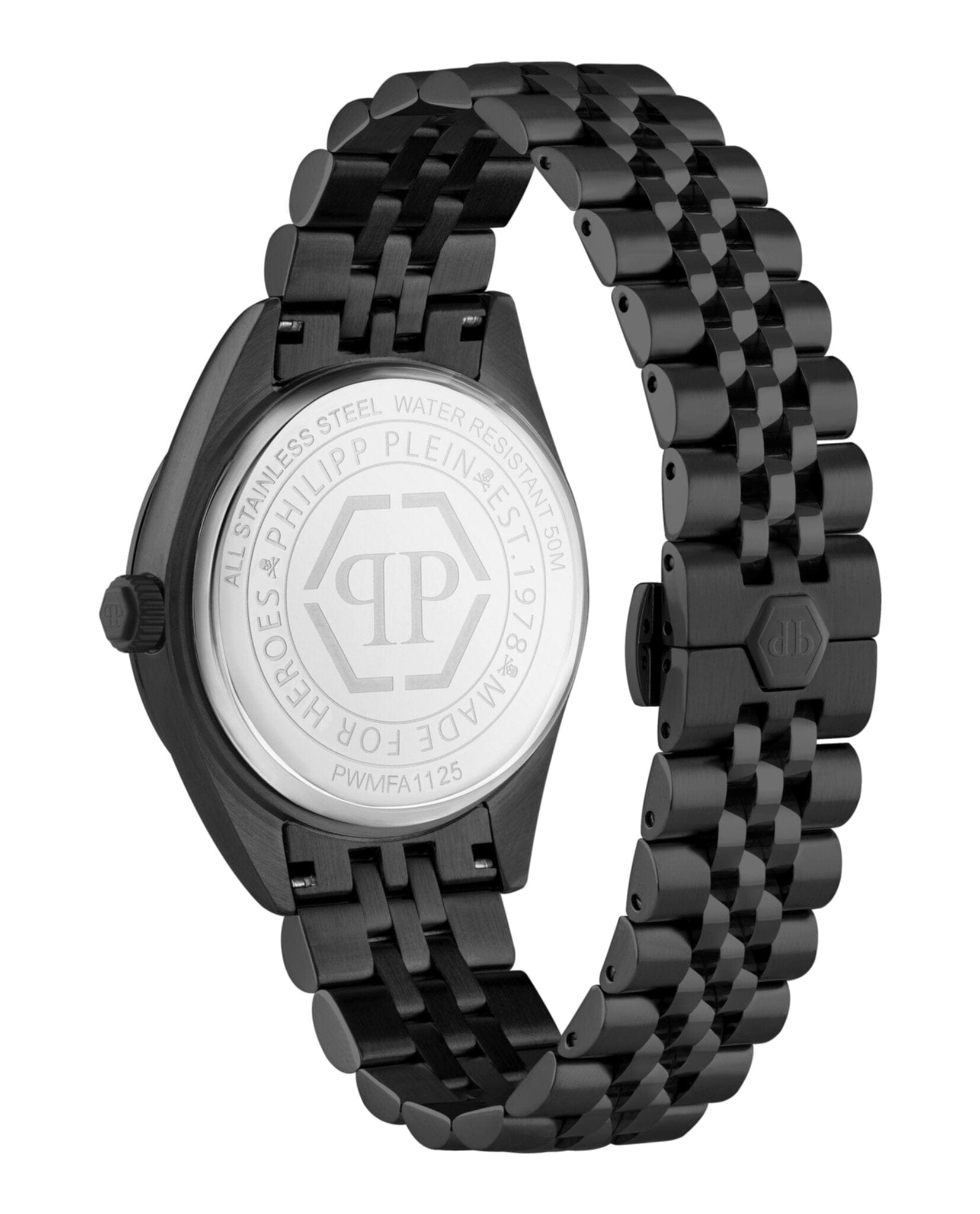 Philipp Plein Mens Black 41 mm Bracelet Fashion Watch