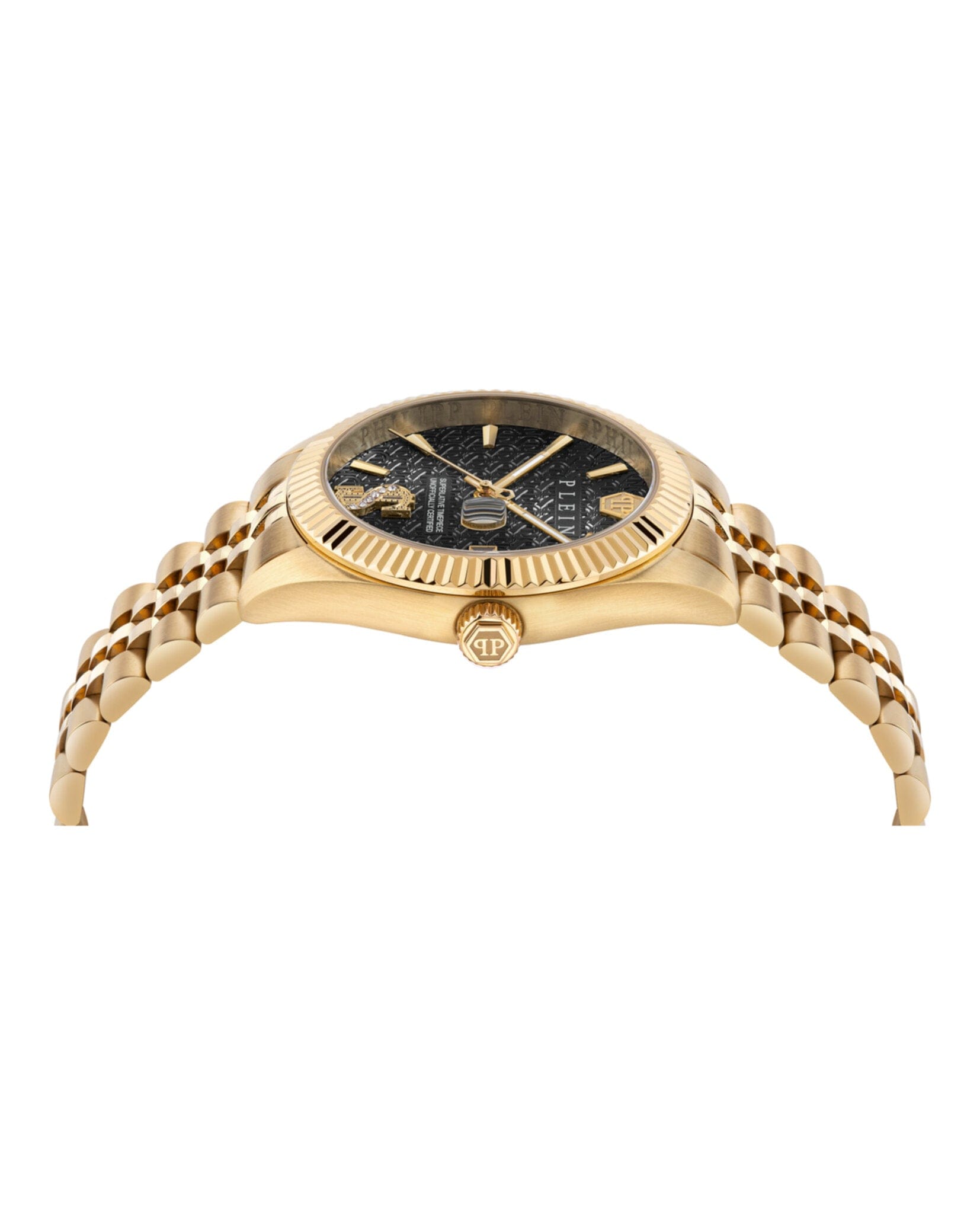 Philipp Plein Mens Gold 41 mm Bracelet Fashion Watch