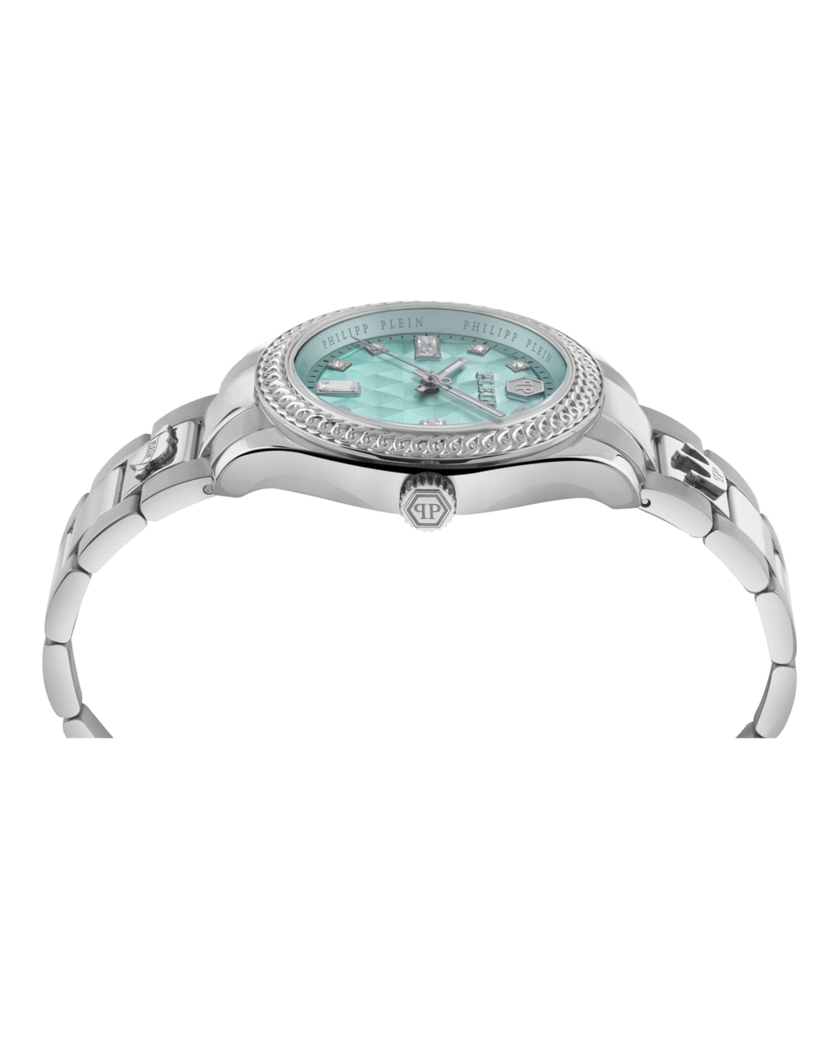 Philipp Plein Womens Stainless Steel 38 mm Bracelet Fashion Watch