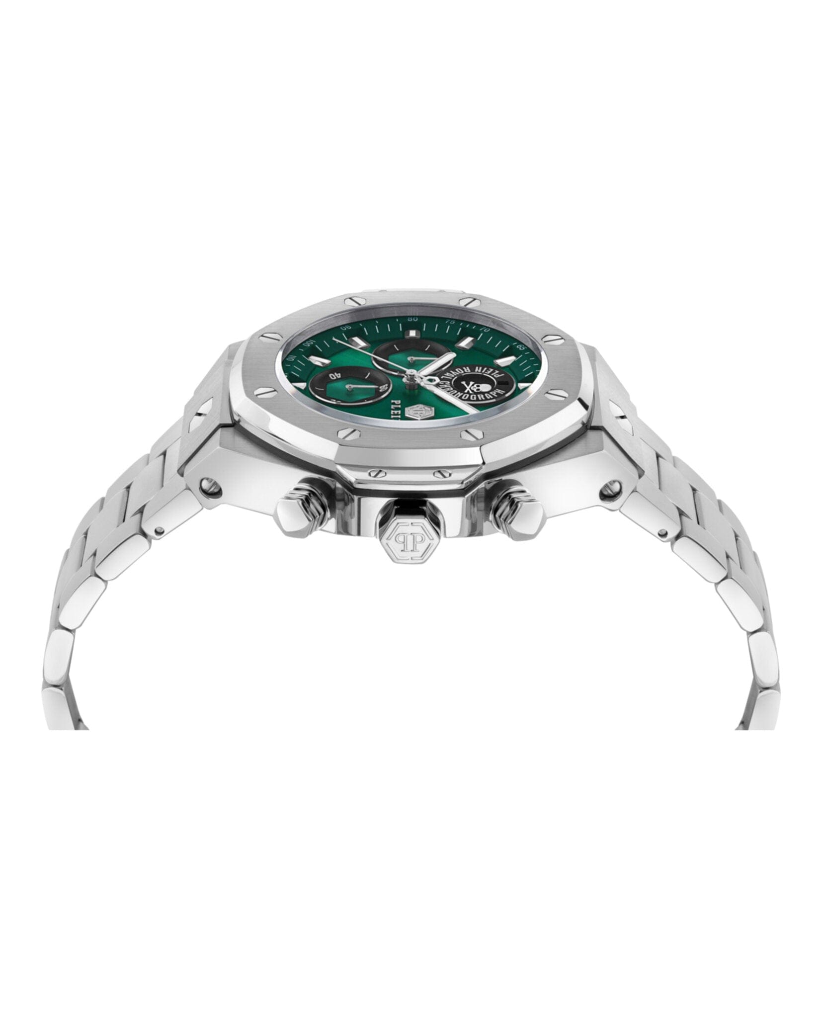 Philipp Plein Mens Stainless Steel 46 mm Bracelet Fashion Watch