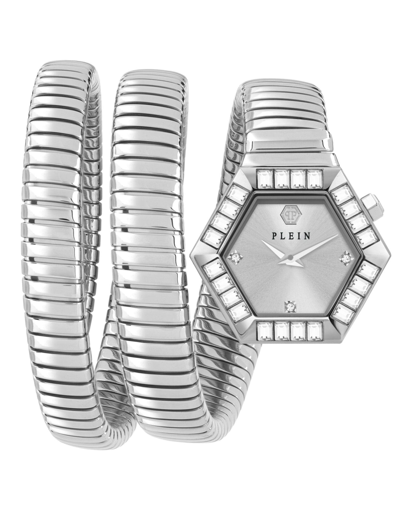 Philipp Plein Womens Stainless Steel 28 mm Bracelet Fashion Watch