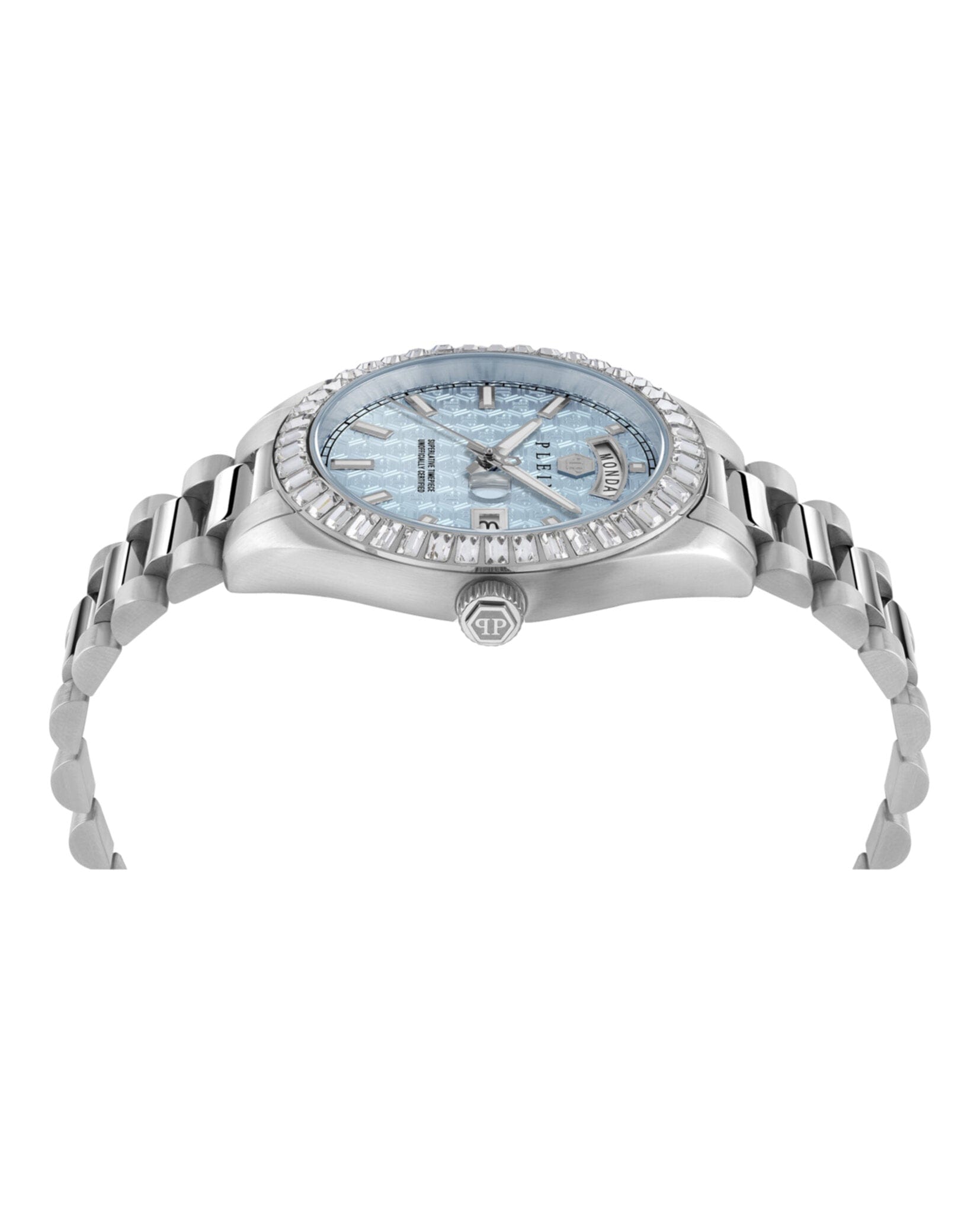 Philipp Plein Mens Stainless Steel 42 mm Bracelet Fashion Watch