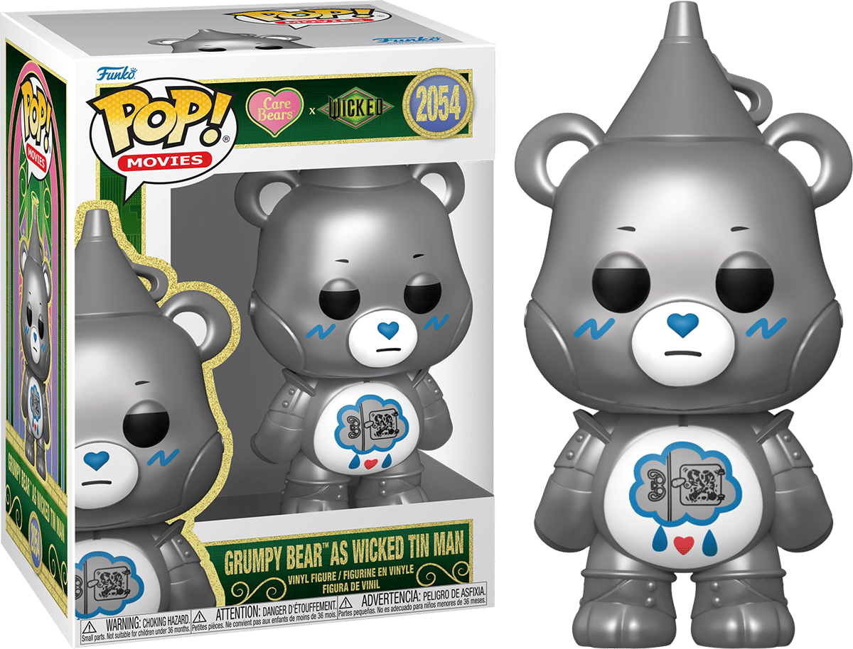 Funko Wicked x Care Bears – Grumpy Bear as Wicked Tin Man Pop! Vinyl