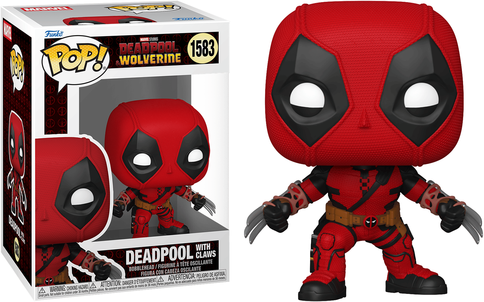 Funko Deadpool 3 – Deadpool with Claws Pop! Vinyl