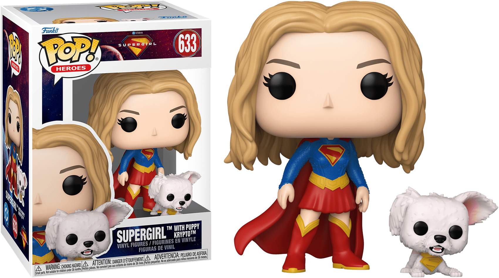 Funko Supergirl (2026) – Supergirl with Puppy Krypto Pop! Vinyl