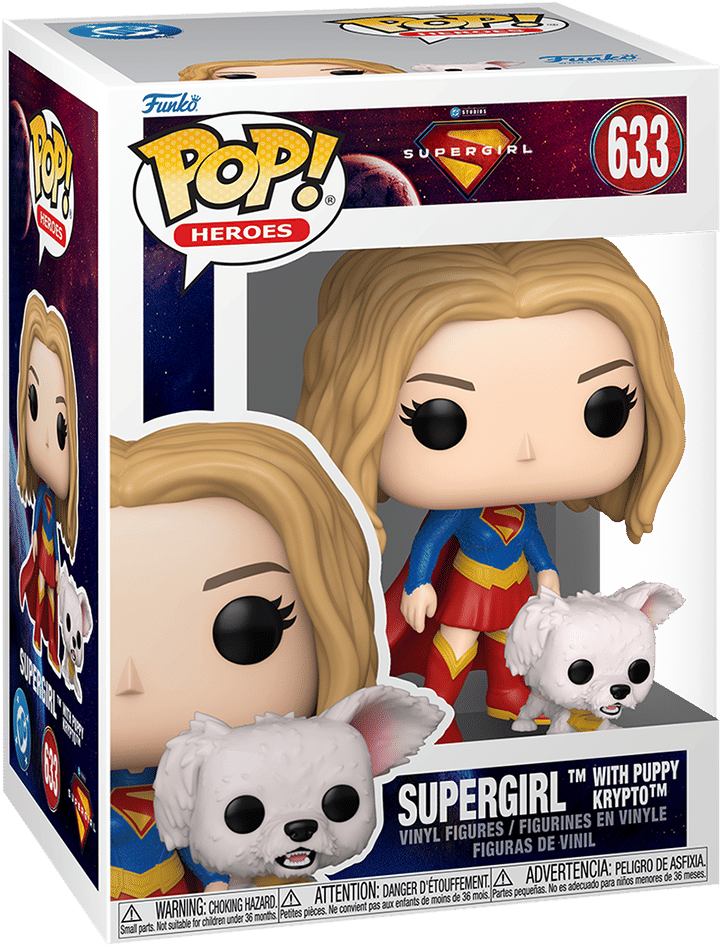 Funko Supergirl (2026) – Supergirl with Puppy Krypto Pop! Vinyl