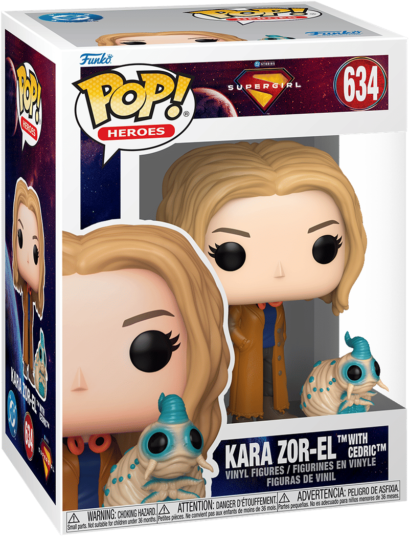 Funko Supergirl (2026) – Kara Zor - El with Cedric the Slug Pop! Pop! Vinyl