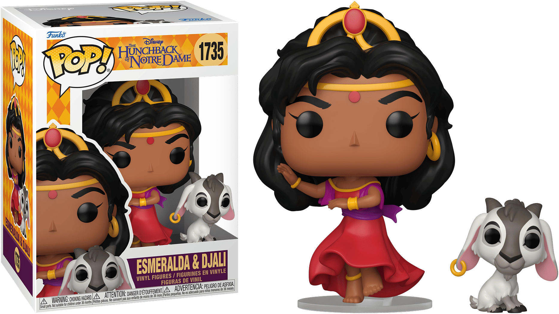 Funko Hunchback of Notre Dame – Esmeralda & Djali Pop! Vinyl