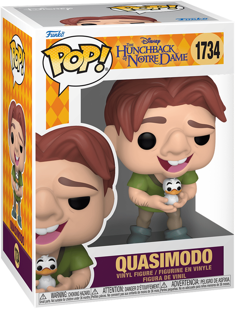 Funko Hunchback of Notre Dame – Quasimodo with Bird Pop! Vinyl