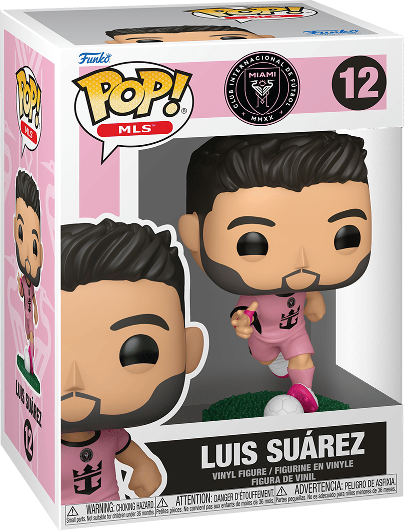 Funko MLS: Inter Miami - Luis Suarez (Pink Kit) Pop! Vinyl