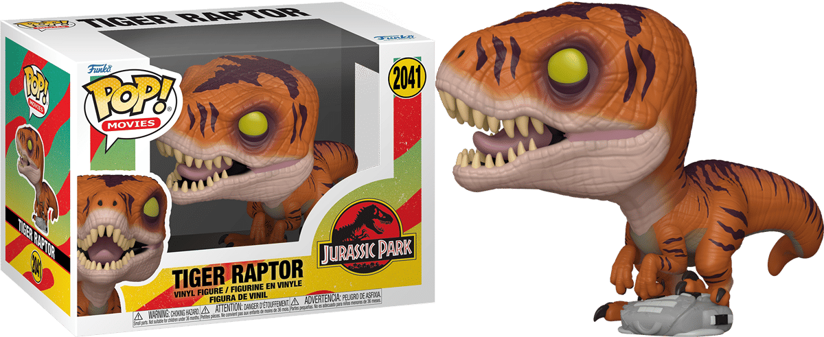 Funko Jurassic Park - Tiger Raptor Pop! Vinyl