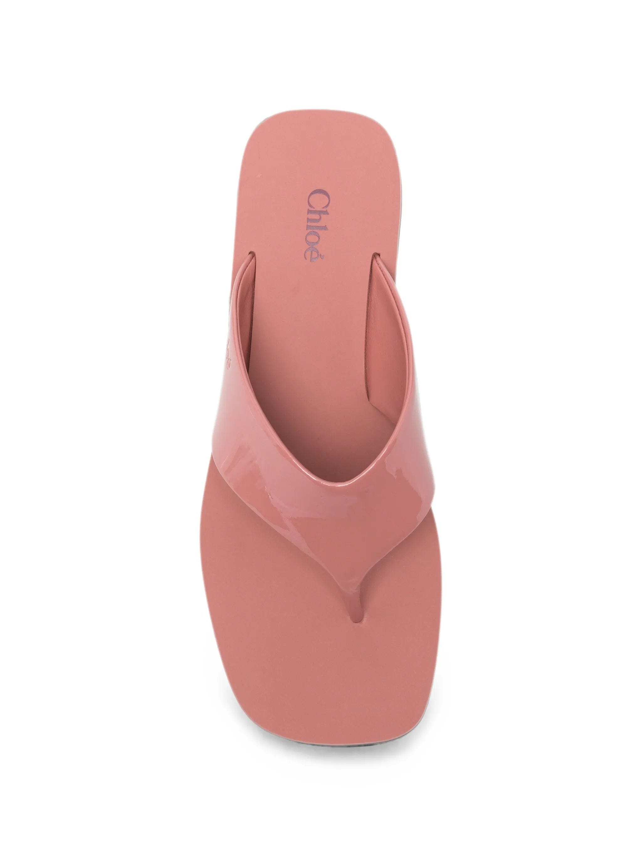Chloé Swimming Cool striped wedge sandals