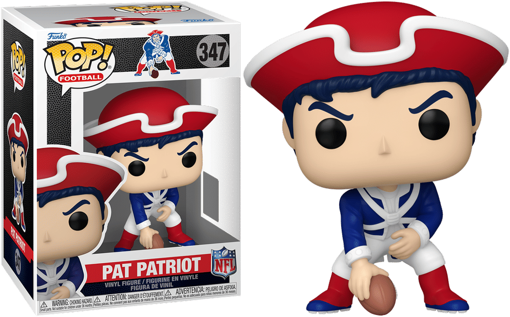 Funko NFL: New England Patriots – Pat Patriot Mascot Pop! Vinyl