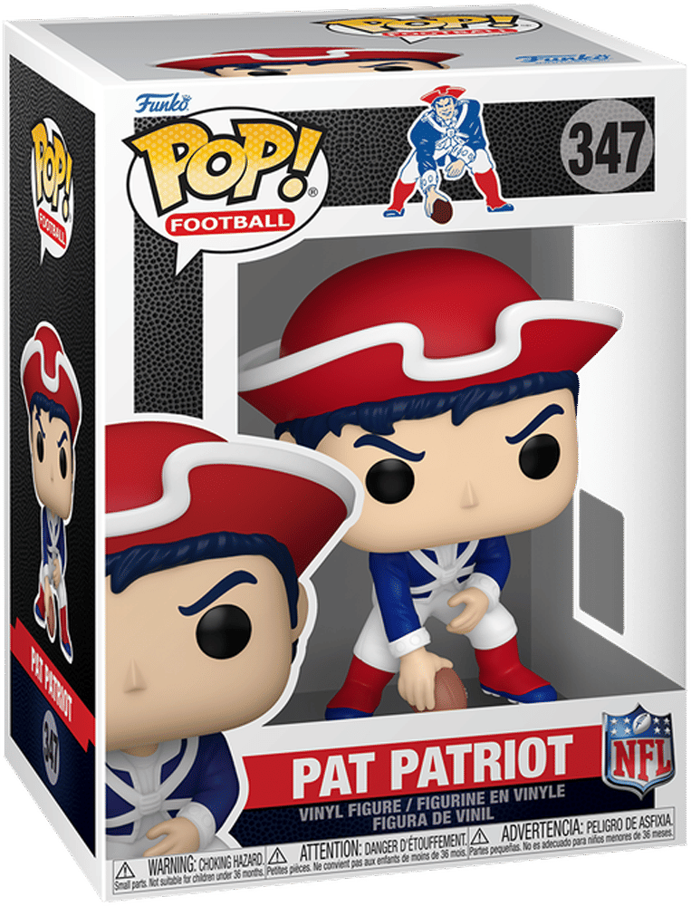 Funko NFL: New England Patriots – Pat Patriot Mascot Pop! Vinyl