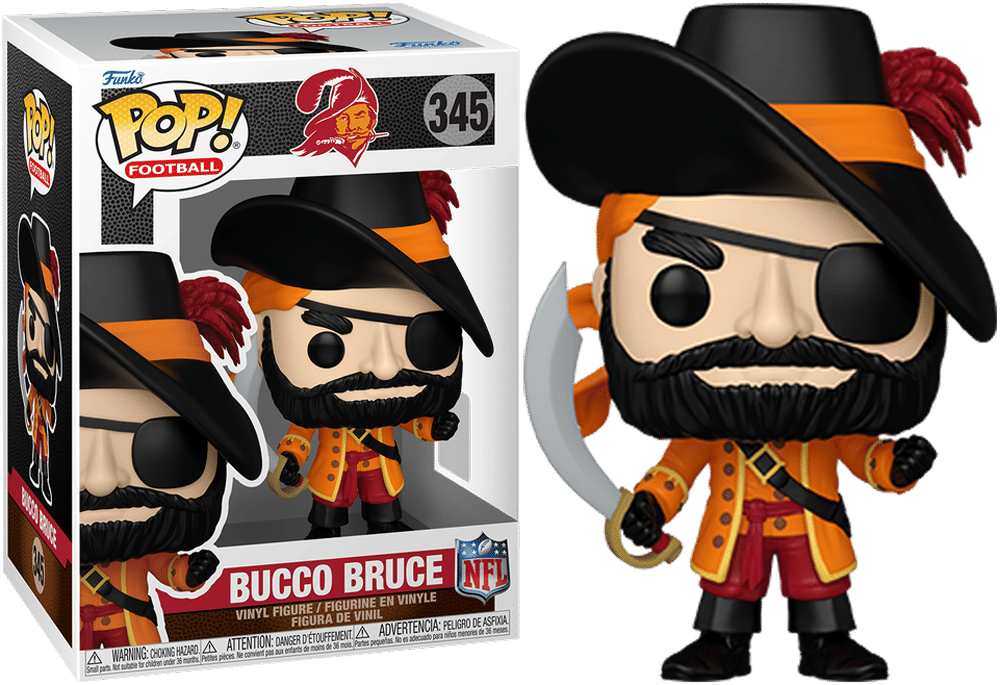 Funko NFL: Tampa Bay Buccaners – Bucco Bruce Mascot Pop! Vinyl