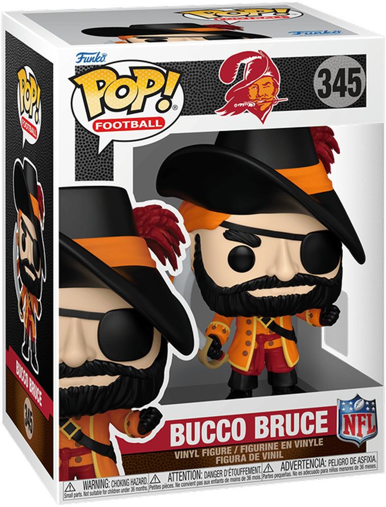 Funko NFL: Tampa Bay Buccaners – Bucco Bruce Mascot Pop! Vinyl