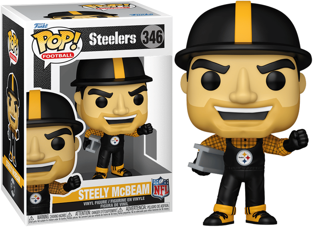Funko NFL: Pittsburg Steelers – Steely McBeam Mascot Pop! Vinyl
