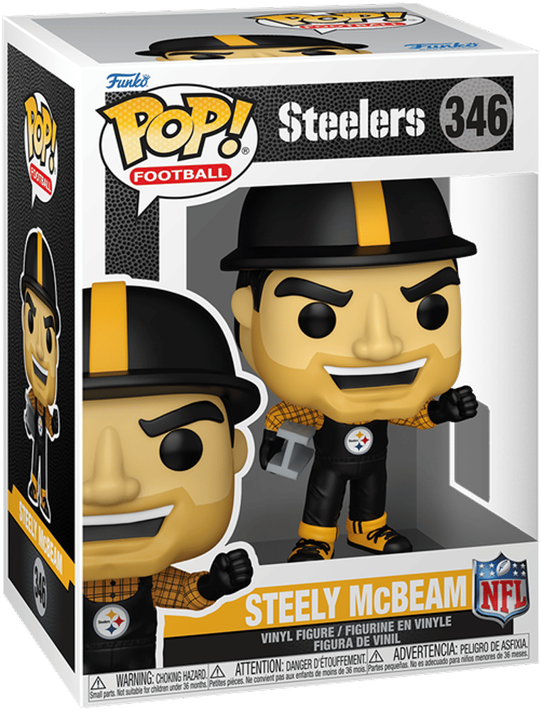 Funko NFL: Pittsburg Steelers – Steely McBeam Mascot Pop! Vinyl