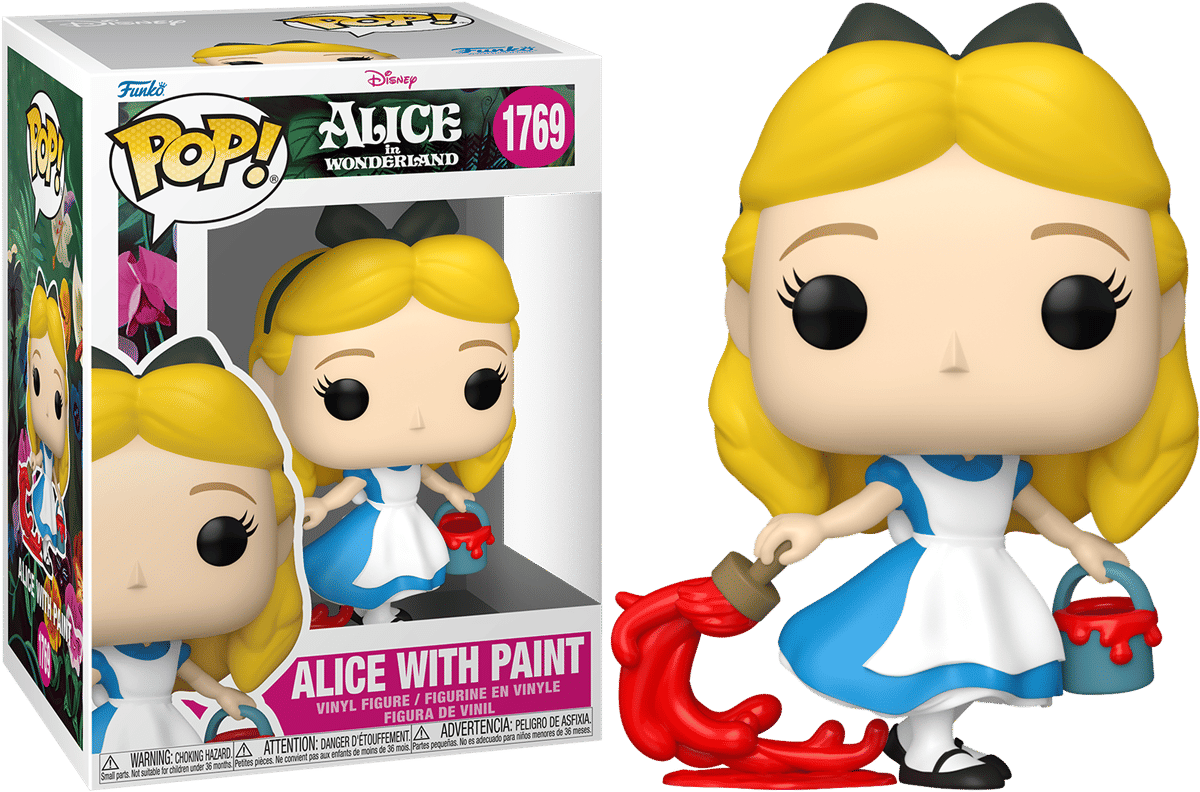 Funko Alice in Wonderland (1951) – Alice with Paint Pop! Vinyl