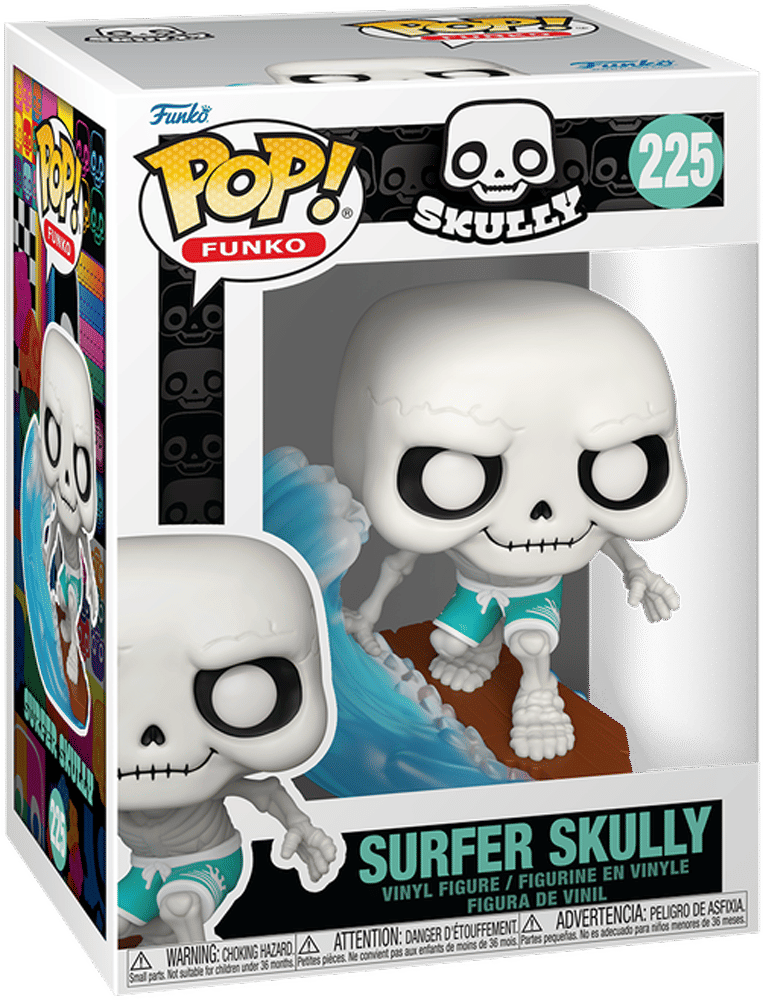 Funko Skeleton Summer – Surfer Skully Pop! Vinyl