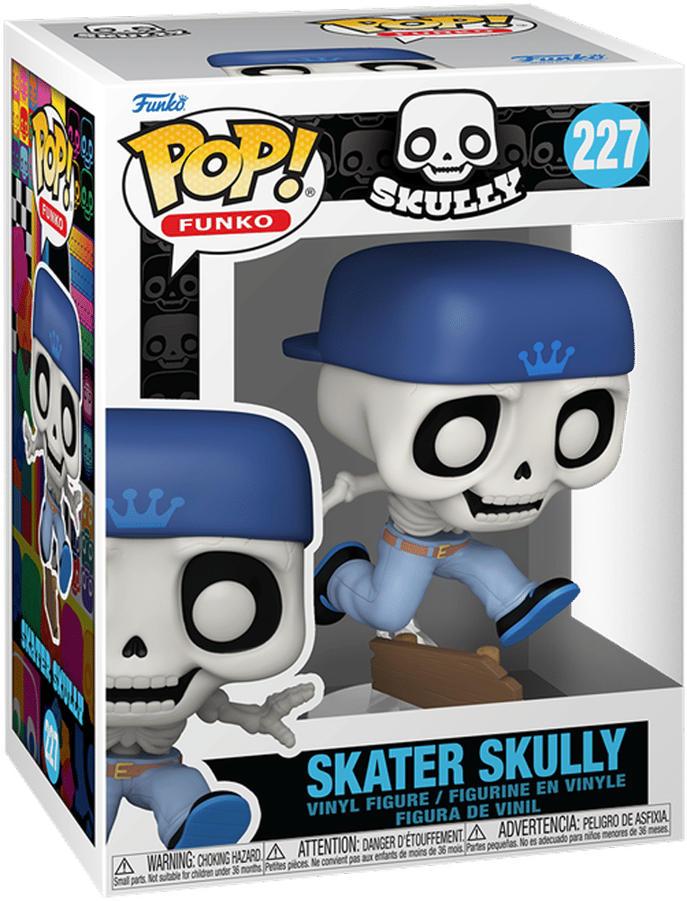 Funko Skeleton Summer – Skater Skully Pop! Vinyl
