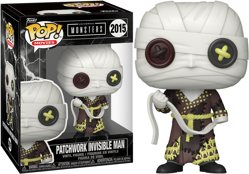 Funko Universal Monsters - Invisible Man Patchwork Pop! Vinyl