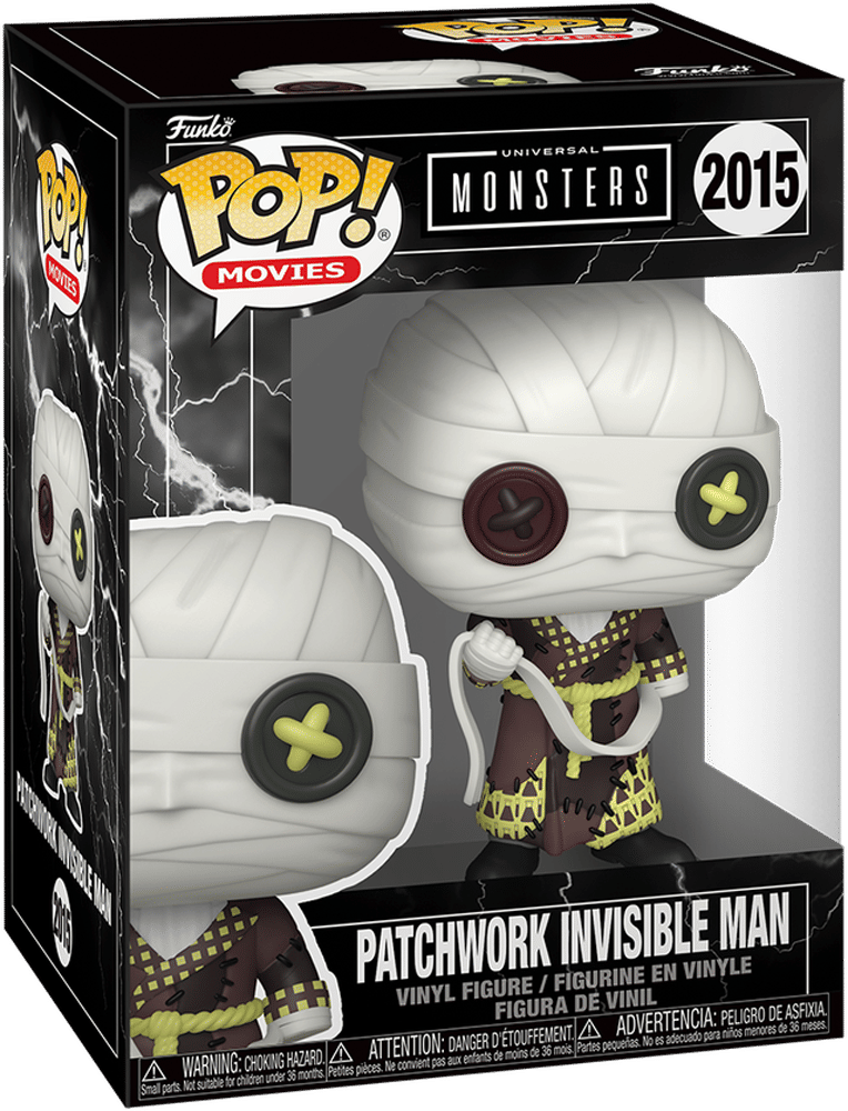 Funko Universal Monsters - Invisible Man Patchwork Pop! Vinyl