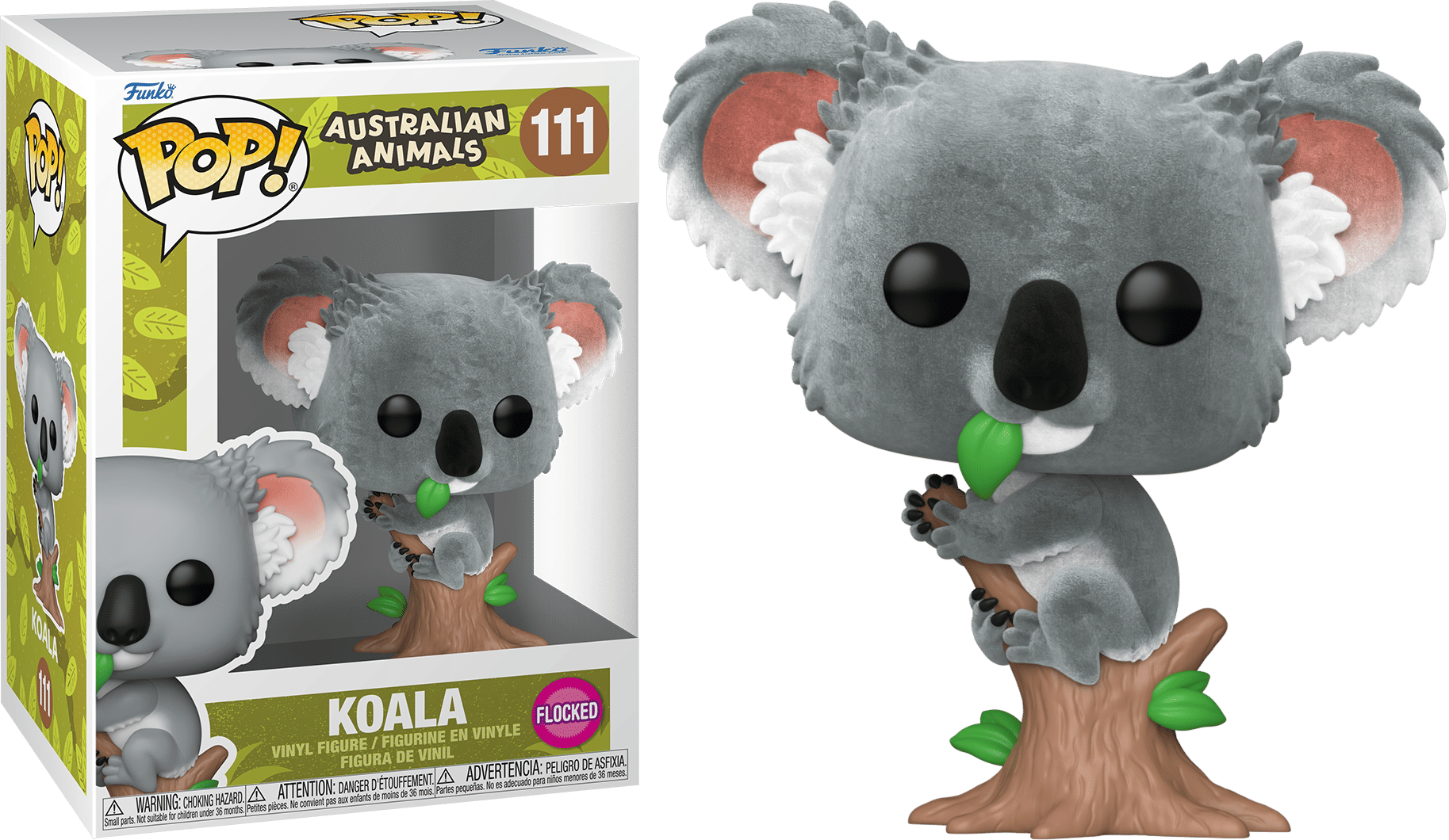 Funko Australian Animals - Koala Flocked Pop! Vinyl