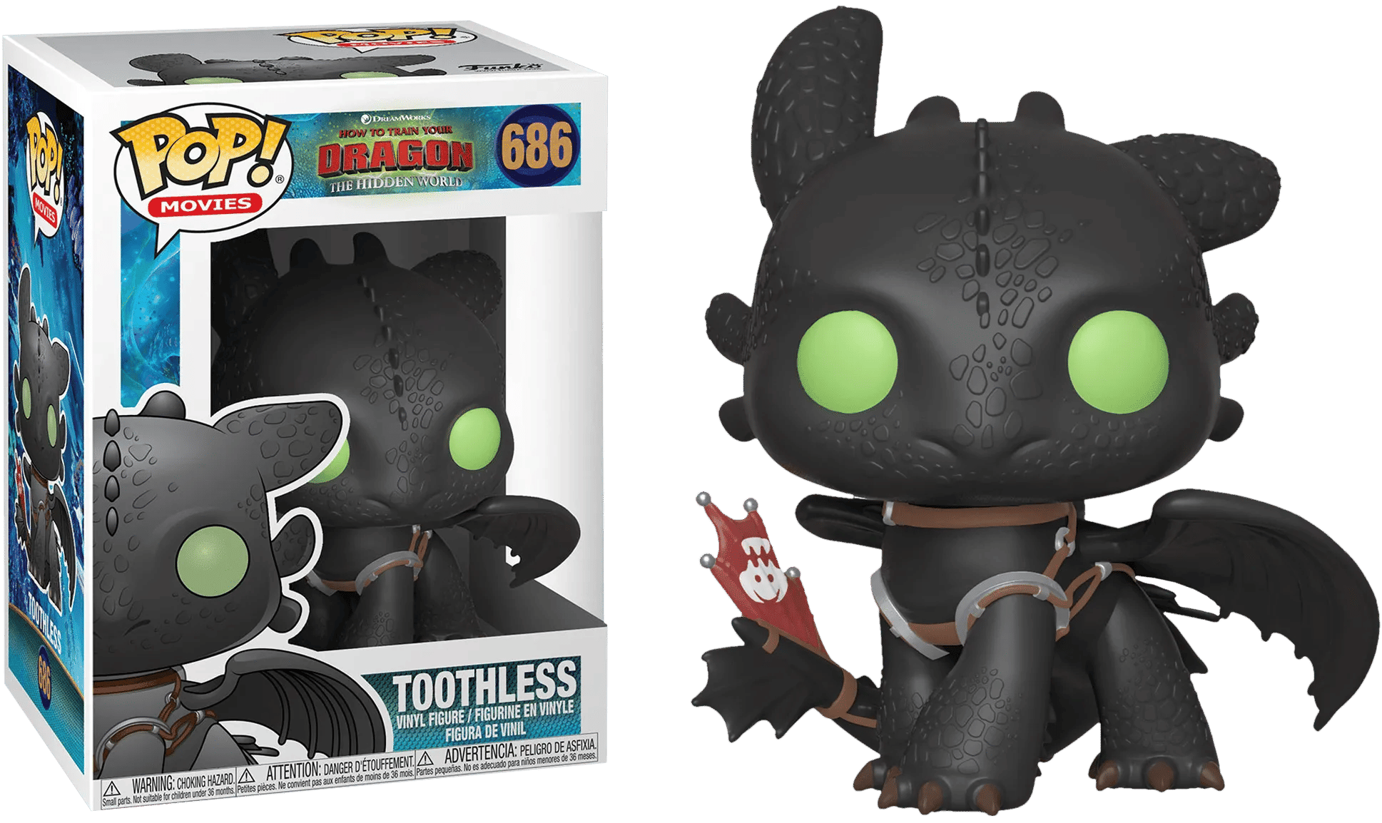 Funko How to Train Your Dragon 3: The Hidden World - Toothless Pop! Vinyl