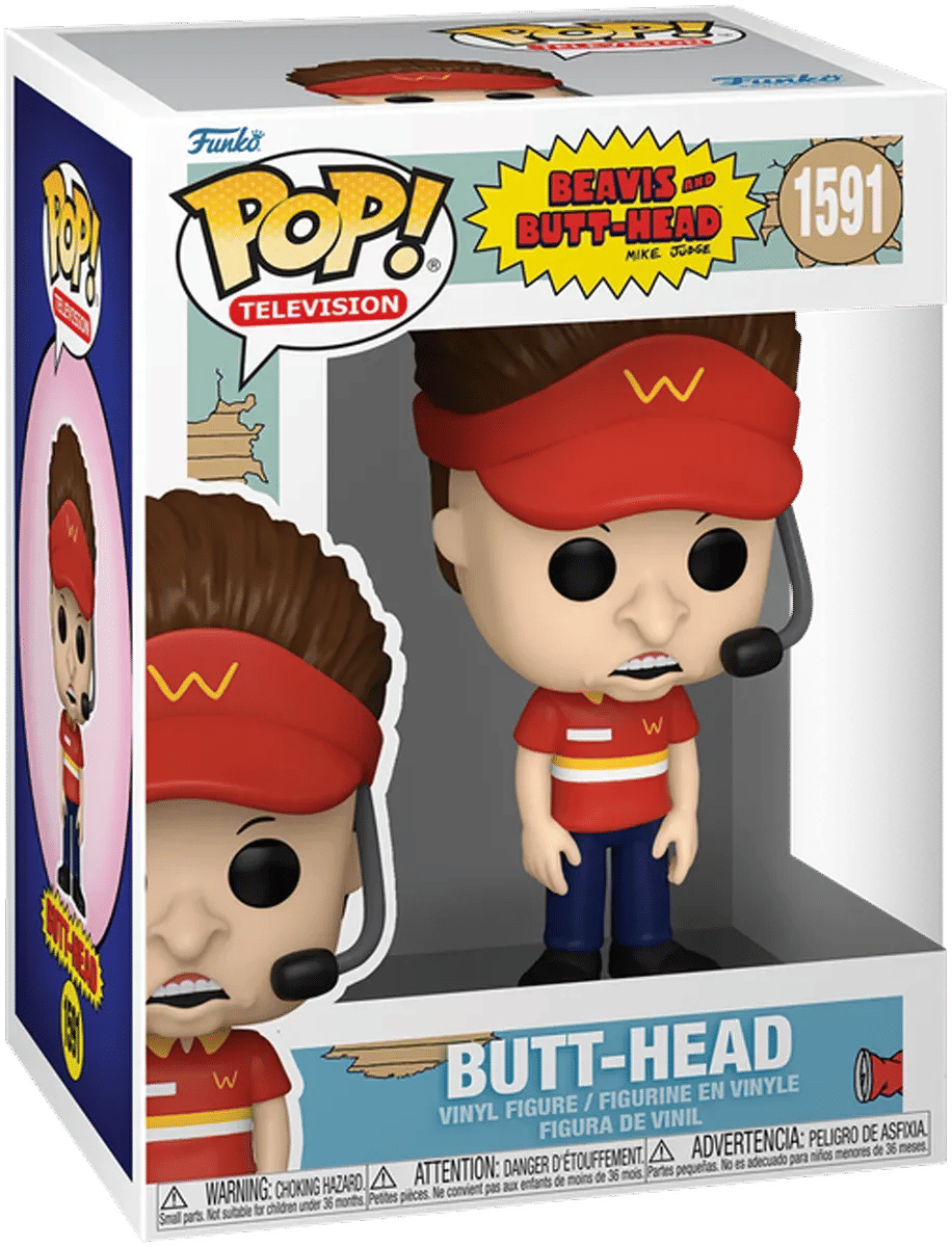 Funko Beavis and Butt - Head - Butt - Head (Burger World Uniform) Pop! Vinyl