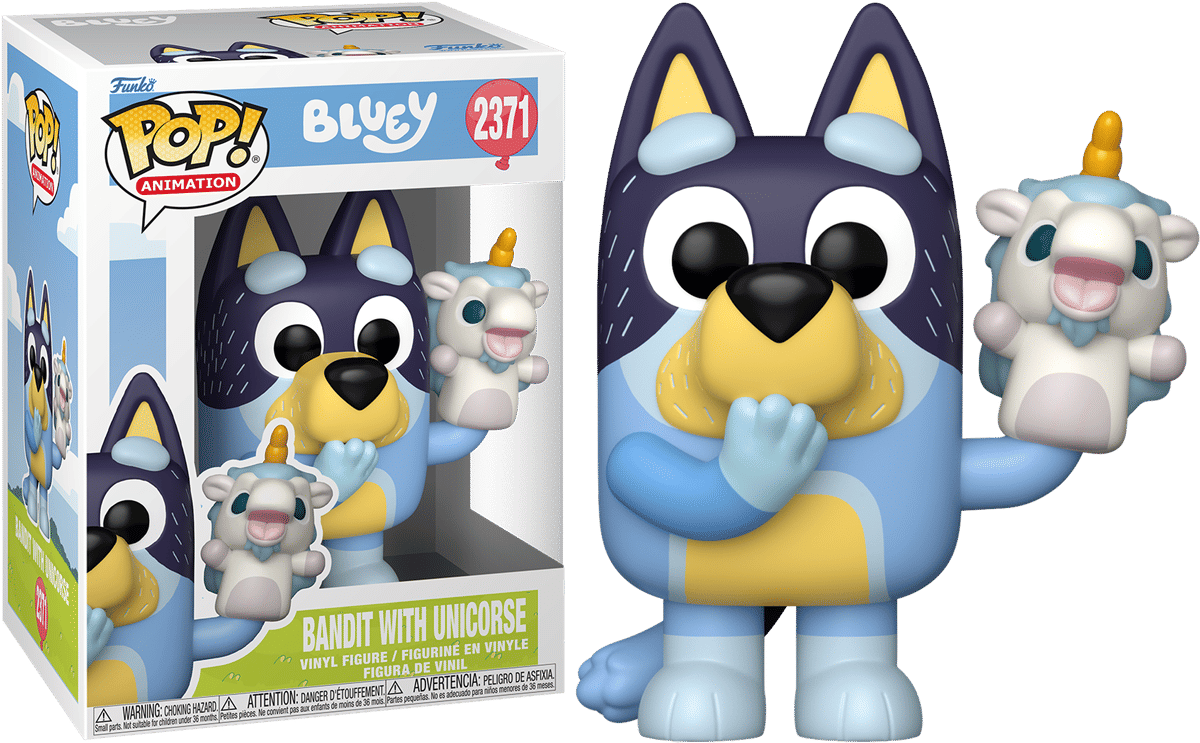 Funko Bluey – Bandit with Unicorse Pop! Vinyl