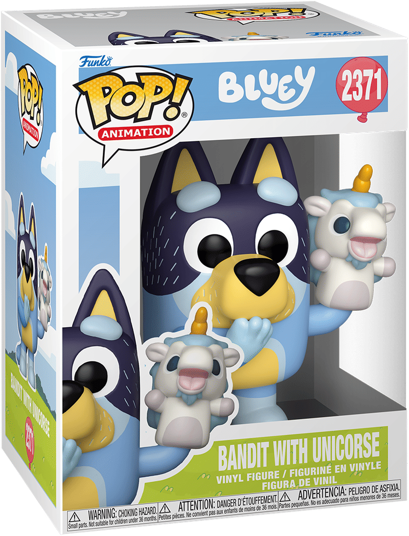 Funko Bluey – Bandit with Unicorse Pop! Vinyl