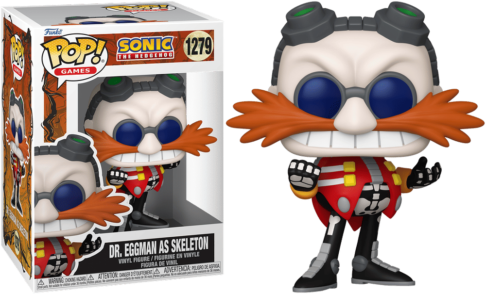 Funko Sonic the Hedgehog – Dr. Eggman as Skeleton (Halloween) Pop! Vinyl